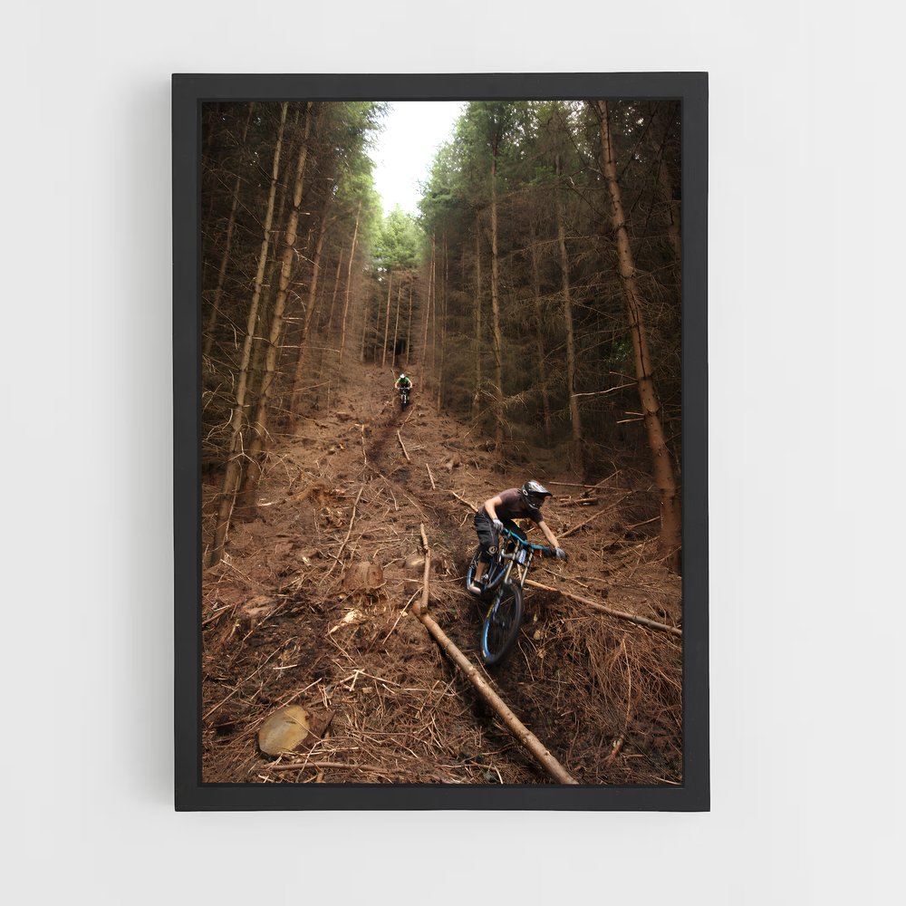 Poster Ride in the Wild – affiche Cyclisme (vue 2)
